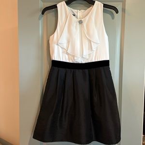 Black and white dress